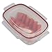 Rubbermaid Lock-Its Rectangular Food Storage Container with Easy Find Lid, 2.5 Gallon, Racer Red