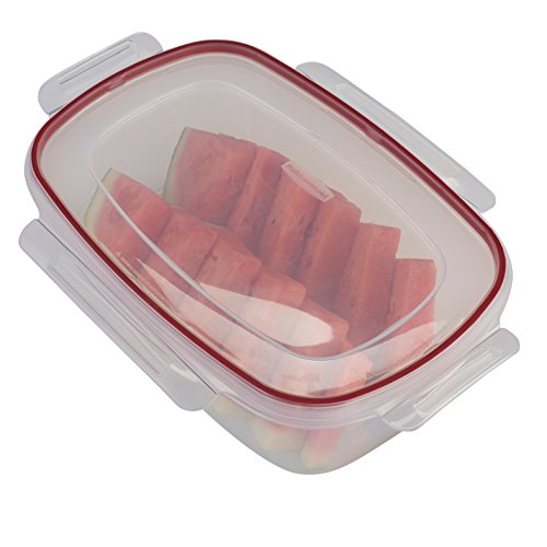 Rubbermaid LockIts Rectangular Food Storage Container with Easy Find