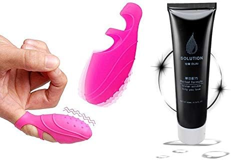 Mini Vibrating Finger Massager with 60ml Massage Oil for Free