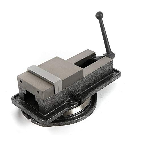 5" Milling Machine Lockdown Vise, 360° Swiveling Base High Clamping Power (US Shipping) - Thumbnail 3
