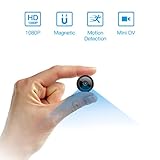Spy Camera Wireless Hidden WiFi Camera HD 1080P Mini Camera Portable Home Security Cameras Covert Nanny Cam Small Indoor Video Recorder Motion Activated/Night Vision Remote Monitor Phone App