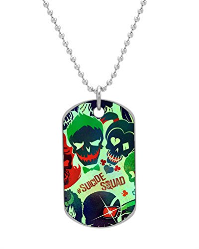 Suicide Squad Personalized Pet ID Dog Tags Key Chain Medical Pet Tag Dog Tag