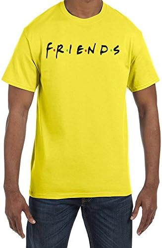 CLOTHING WORLD Friends Black Men's T-Shirt