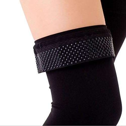CTK Footless Compression Stockings-Thigh High Microfiber Medical Tight Socks 20-30mmHg