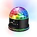 Technical Pro DJ Light, Magnetic, Rechargeable, 9 Color LED Bluetooth Speaker Rotating Magic Ball Stage Light Sound Activated with Remote Control MP3 USB and Bluetooth Playback for Disco Club Party