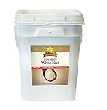Augason Farms Long Grain White Rice, 28-lb. Pail