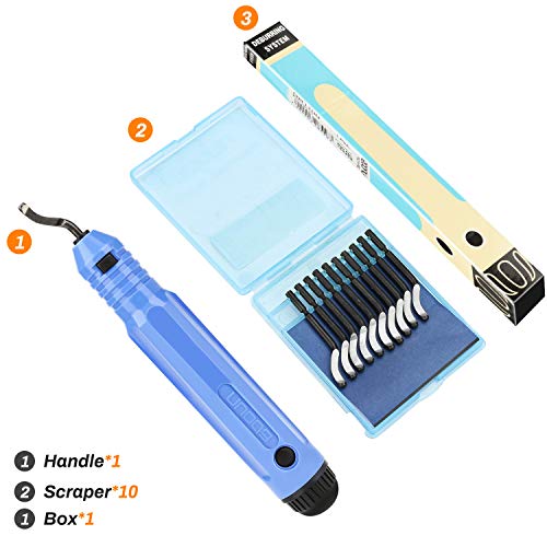 BestFire Deburring Tool Kit, Metal Deburring Tool Set with AntiSlip