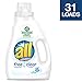 all Liquid Laundry Detergent, Free Clear for Sensitive Skin, 46.5 Fluid Ounces, 31 Loads