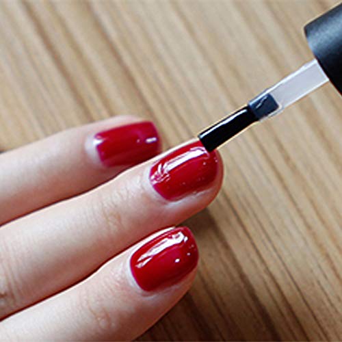 MIZHSE No Wipe Top Coat High Gloss Top Gel Coat for Manicure Protect Nail Surface Long Lasting Nail Gel Polish Soak Off LED Lamp Gel 10ml