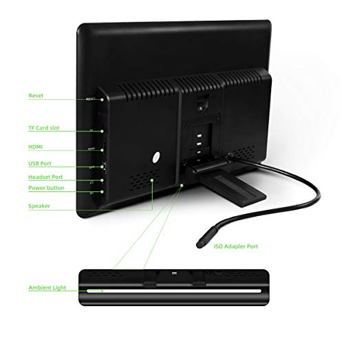12.5" Dual Screen Android Car Headrest TV Monitor Video Players, IPS Touch Screen 4K Crystal, Support WiFi/Wireless Display/Airplay/Miracast/HDMI in/Bluetooth/FM/USB/SD Card - Thumbnail 5