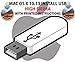 Mac OS X 10.13 High Sierra Install USB - MacOS Recovery Upgrade Update OSX System 16Gb Bootable Flash Drive Installation w/ Manual Guide