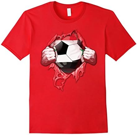 Mens Love Syria Shirts Large Red