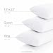 WEEKENDER Alternative Hotel Quality 100% Cotton Cover-Soft Hypoallergenic Pillow-2 Pack-(13