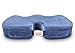 Crafty World Comfy Pro Memory Foam Seat Cushion - Provides Rapid Relief from Back, Tailbone, Hip & Sciatica Pain - Ideal for Home, Office, Car - Blue