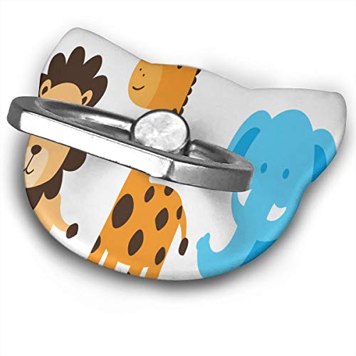Cell Phone Holder Animals Cat Type Ring Phone Holder Adjustable 360° Rotation Phone Stand for IPad Phone X/6/6s/7/8/8 Plus/7, Galaxy S9/S9 Plus/S8/S7 Android Smartphone