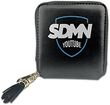 Women Sidemen Youtube Sdmn Purse Square Wallet Tassel Flap Coin Pocket