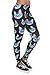 Festie Fever Buttery Soft Printed Pattern Womens Leggings (Neon Space Cat)