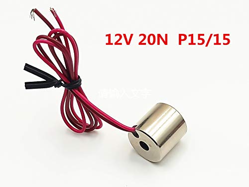 LYM 12V DC 20N P15/15 Electric Lifting Magnet Electromagnet Solenoid Lift Holding - Thumbnail 2