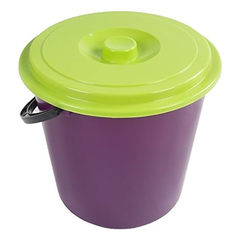 Eimer mit Deckel 5L Wassereimer Putzeimer Windeleimer Mülleimer Plastikeimer