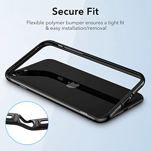 ESR Bumper Case Compatible with iPhone SE 2022 Case, iPhone SE 2020