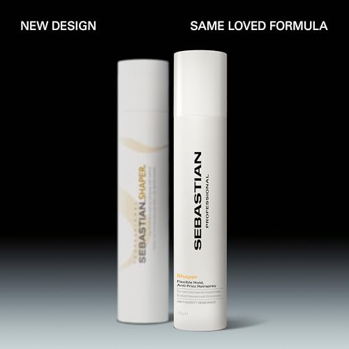 Sebastian Professional Shaper Classic Hairspray, 80 VOC% | Flexible to Medium Hold | Brushable with Control | Packaging May Vary
