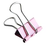 Sandistore 60x Colorful Metal Paper File Ticket Binder Clips 15mm Office School Supply Clip (60x)