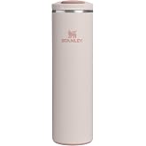 STANLEY Transit Flip Top Mug, 20 oz, Rose Quartz | Insulated Stainless Steel Coffee Mug | Lightweight and Leakproof | Cup Holder Compatible for Travel | Slim Design | BPA-Free