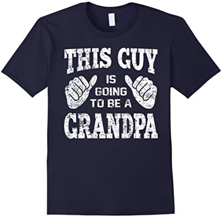Men's This Guy Is Going To Be A Grandpa Shirt Large Navy