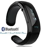 inDigiÂ® Innovative Technology Smart Watch Bluetooth Bracelet Call Alert OLED Caller ID For iphone 5s Galaxy s5 (US Seller)