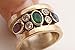 Special Design Turkish Handcrafted Jewelry Oval Cut Sapphire Ruby Emerald Topaz 925 Sterling Silver Band Ring Size 5.5