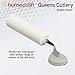 Homecraft Queens Angled Cutlery, Left-Handed Angled Spoon, Lightweight Ergonomic Adaptive Spoon, Cutlery with Easy-to-Grip Handles for Limited or Weak Grasp, Adaptive Utensil for Independent Eating