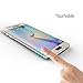 Stalion Tempered Glass Screen Protector for Samsung Galaxy S6 Edge - Retail Packaging - Gold Platinum