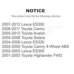 Rear Wheel Bearing and Hub Assembly Kit for Toyota