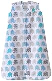 Halo Sleepsack, Micro-fleece, Elephant Texture, Gray, Small