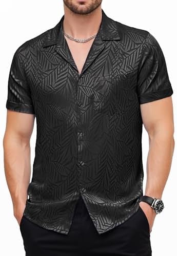 mens silk banded collar dress shirts Men's Silk Charmeuse Banded Collar Dress Shirt