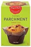 PaperChef Culinary Parchment Lotus, 12-Cups