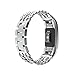 For Fitbit Charge 2 Bands Small Silver/Fitbit Charge HR 2, Wearlizer Fitbit Charge 2 Metal Replacement Stainless Steel Bands/Strap/Accessories/Wristbands/Smart Watch Bands