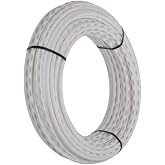 1/2 Inch x 300 Feet White PEX-A, PEX Pipe Flexible Water Tubing for Plumbing (1/2 Inch X 300 Feet)