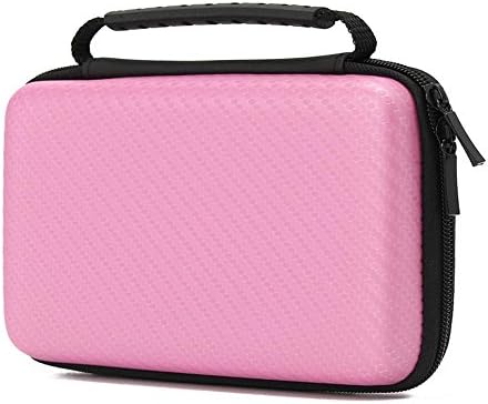 New Nintendo 2DS LL/XL Case – EVA Hard Cover Protective Carry Case for Nintendo 2DS LL/XL – Game Travel Case (Pink)
