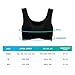 Clivia Padded Yoga Sports Bra - Wirefree with Removable Pad (Black, XL Fit 36AA 36A)