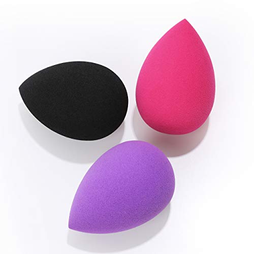 Makeup Sponges 3 Pack, Larbois Blender Beauty Foundation Blending Sponge, Professional Beauty Makeup Set for Dry & Wet Use