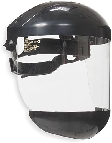 CONDOR 2AUB7 Ratchet Headgear, Chin Strap, Face Shield
