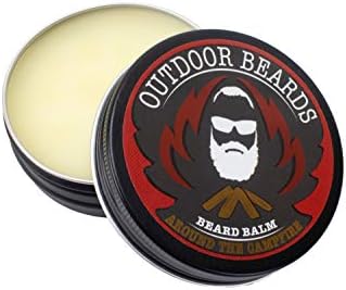Outdoor BeardsBeard Balm | 2 oz Cleansing Balm for Beards Short or Long | Beard Conditioner for Men | Essential Moisturizer for Every Man's Beard | Leave Hair and Skin Healthy (Around the Campfire)
