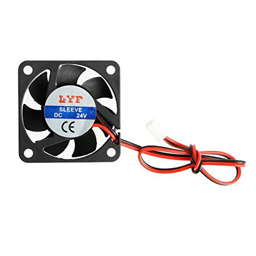 SCASTOE 40x40x10mm DC 24V 2-Pin 0.10A PC Computer CPU System Brushless Cooling Fan 4010 - Thumbnail 6
