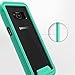 ZIZO ION Series for Samsung Galaxy S8 Plus Case Military Grade Drop Tested with Tempered Glass Screen Protector Teal Clear