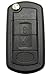 Horande New 3 Buttons Uncut Blank Flip Folding Remote Key Fob Case Fit For Land Rover Range Rover Sport LR3 Discovery Smart Key Shell (LR001)
