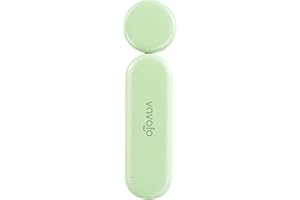 VAVOFO USB Rechargeable Book Light, Blue Light Blocking, Amber Light Clip On Bookmark Shaped Reading Light, Eye Care 6 LEDs Book Light for Bookworms Reading in Bed with 9 Lighting Modes (Green)