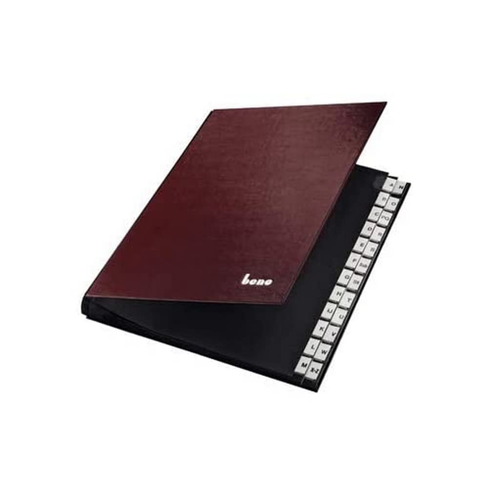 Bene 85214DRT Premium Desk Organiser, Dark Red