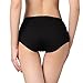 Women Menstrual Period Briefs Sanitary Leakproof Briefs & Postpartum Easy Clean Bleeding Protective Panties-3 Pack (S, Black)
