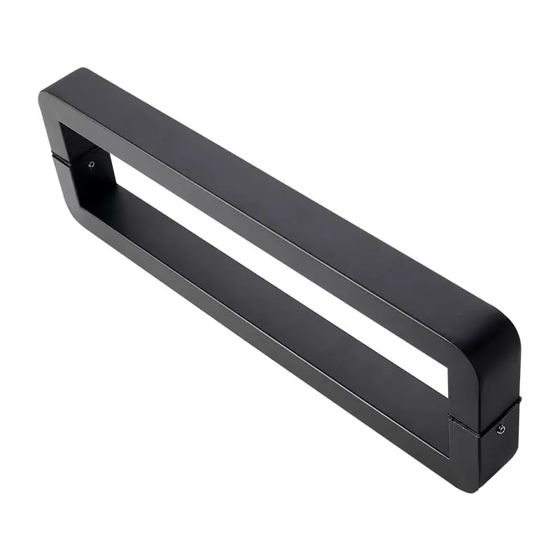 Cokritsm Black Stainless Steel Shower Door Handle 300mm Hole to Hole Center, Parts Replacement for Shower Enclosure Sliding Door, Door Handle Shower Screen Handle